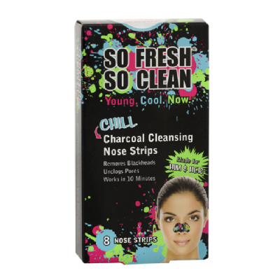 SPASCRIPTIONS So Fresh So Clean 2004 Chill Charcoal Cleansing Nose Strips (8 strips)
