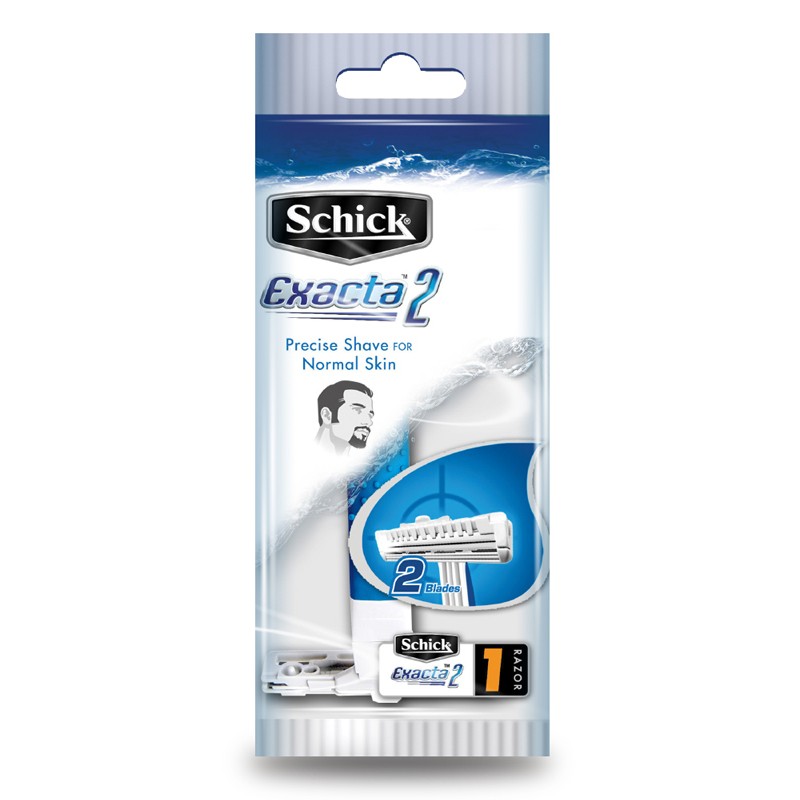 SCHICK Exacta 2 Reguler Hanger Biru