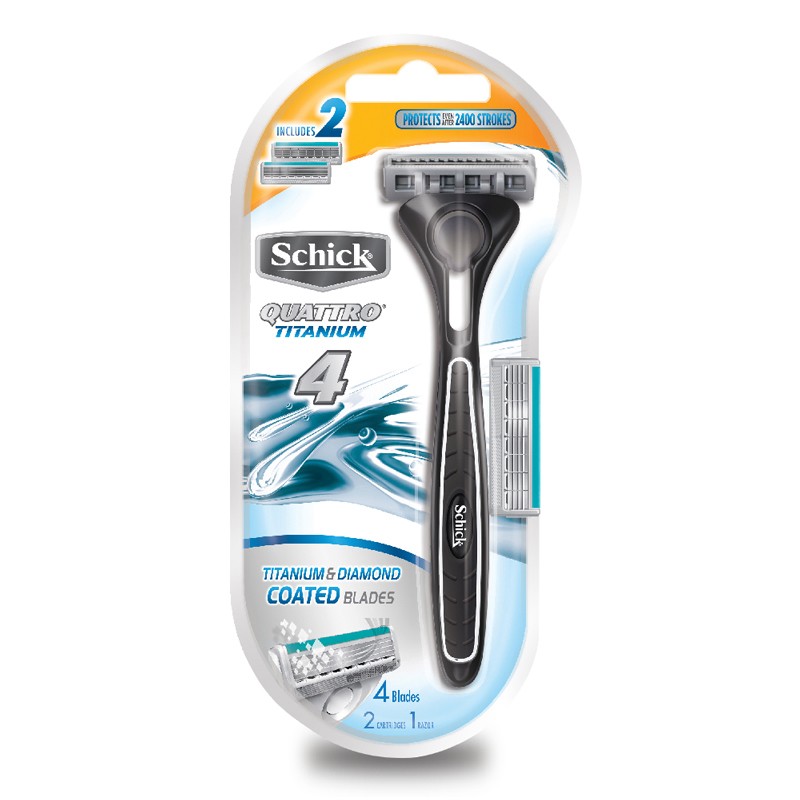 SCHICK Quattro Titanium Kit