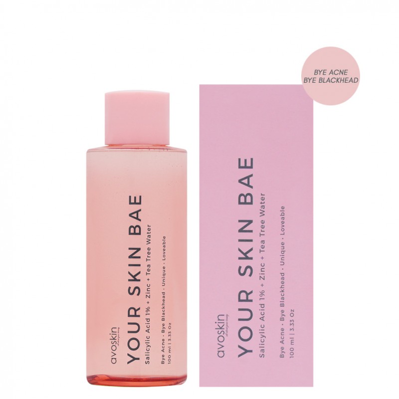 AVOSKIN YOUR SKIN BAE SERIES Toner Salicylic Acid 1% + Zinc + Tea Tree Water